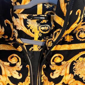 Fashion Nova Baroque Print Jacket